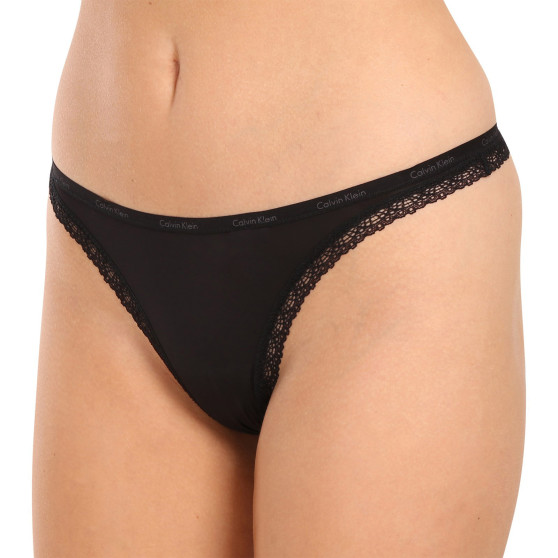 Tanga de mujer Calvin Klein negro (D3445E-001)