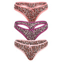 3PACK tanga mujer Fine mujer multicolor (808-B)