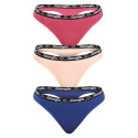 3PACK tanga de mujer Gianvaglia multicolor (820)