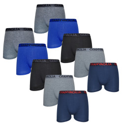 10PACK Boxers para hombre Gianvaglia multicolor (023)