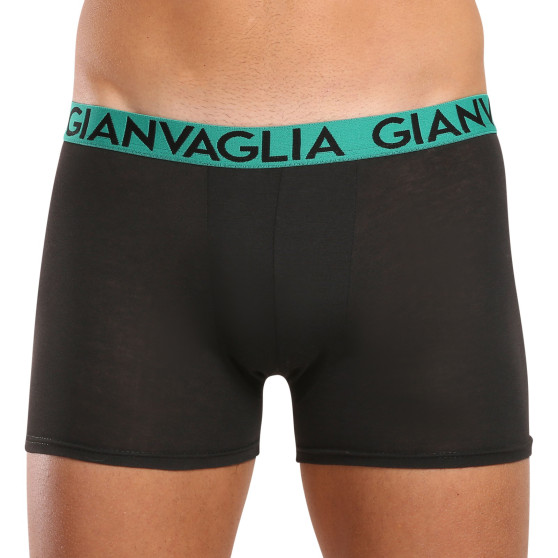 10PACK Boxers para hombre Gianvaglia negro (021)