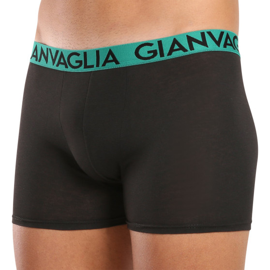 10PACK Boxers para hombre Gianvaglia negro (021)