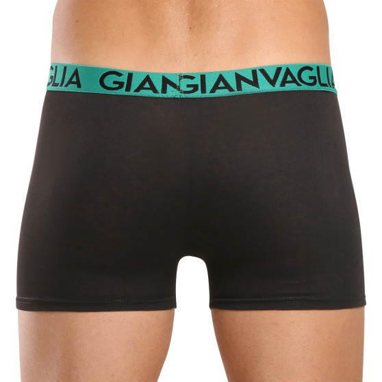 10PACK Boxers para hombre Gianvaglia negro (021)