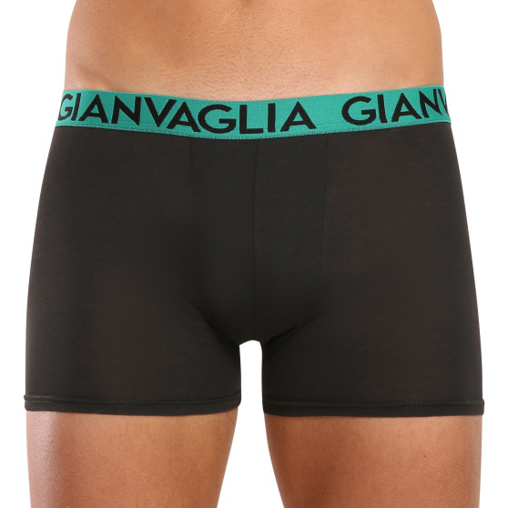 10PACK Boxers para hombre Gianvaglia negro (021)