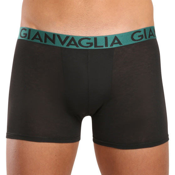 10PACK Boxers para hombre Gianvaglia negro (021)