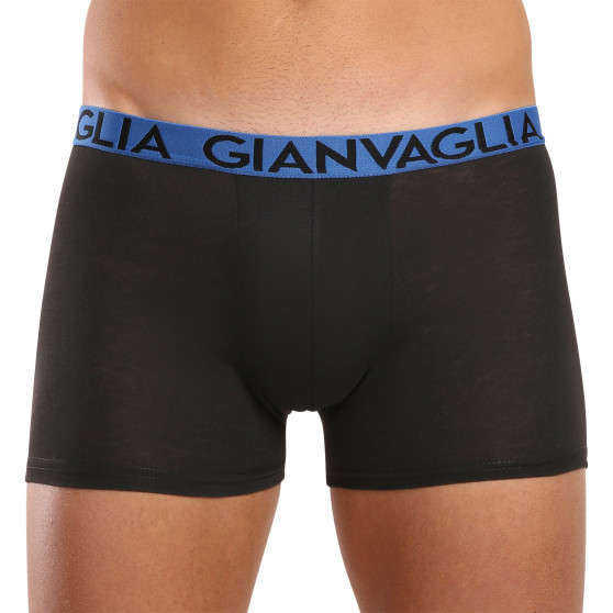 10PACK Boxers para hombre Gianvaglia negro (021)