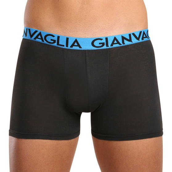 10PACK Boxers para hombre Gianvaglia negro (021)