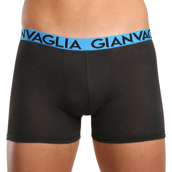 10PACK Boxers para hombre Gianvaglia negro (021)