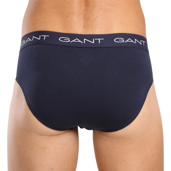 3PACK calzoncillos para hombre Gant azul (900013001-405)