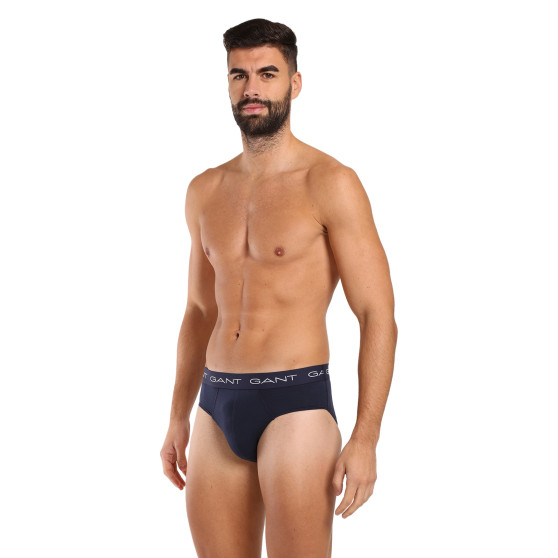 3PACK calzoncillos para hombre Gant azul (900013001-405)