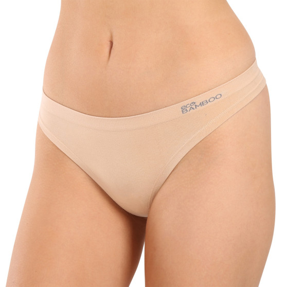 Tanga de mujer Gina bamboo beige (05013)