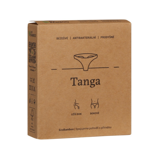 Tanga de mujer Gina bamboo beige (05013)