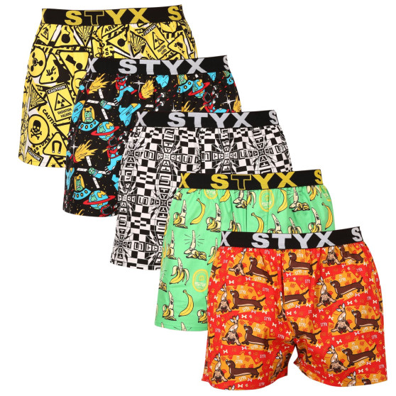 5PACK short hombre Styx art sports goma multicolor (5B1309514)