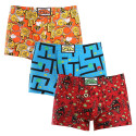 3PACK Boxers para hombre Styx art classic goma multicolor (3Q12914)