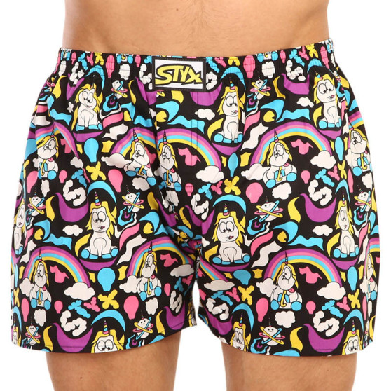 3PACK short hombre Styx art classic goma multicolor (3A11824)