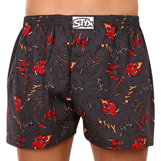 5PACK short hombre Styx art goma clásica sobredimensionado multicolor (5E1182401)