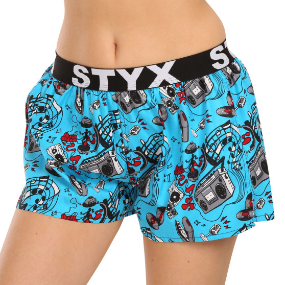 Calzones de mujer Styx art sports rubber music (T1558)