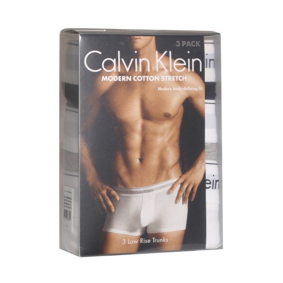 3PACK Boxers para hombre Calvin Klein negro (NB1085A-MP1)