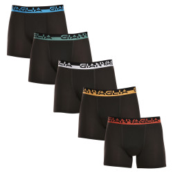 5PACK Boxers para hombre Gianvaglia negro (GVG-5008)