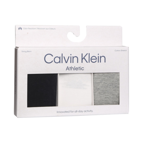 3PACK bragas de mujer Calvin Klein multicolor (QD5071E-MPI)