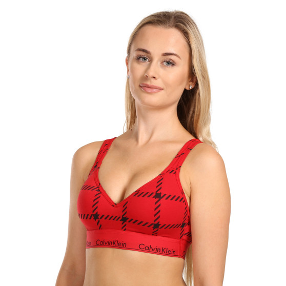 Sujetador de mujer Calvin Klein rojo (QF6702E-VGM)