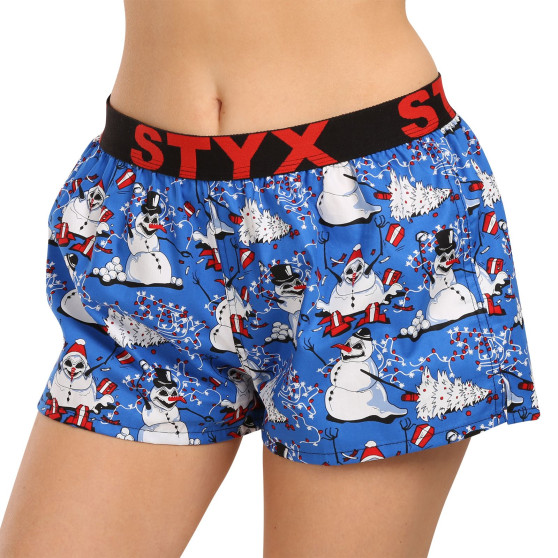 Calzones de mujer Styx art sports rubber christmas snowmen (T1751)