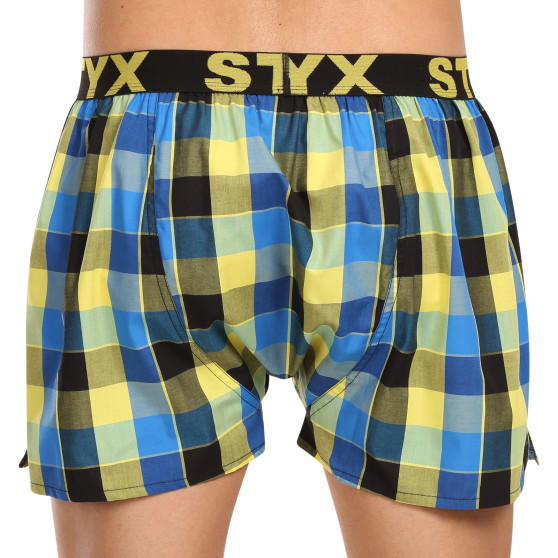 Calzones de hombre Styx elástico deportivo multicolor (B1015)