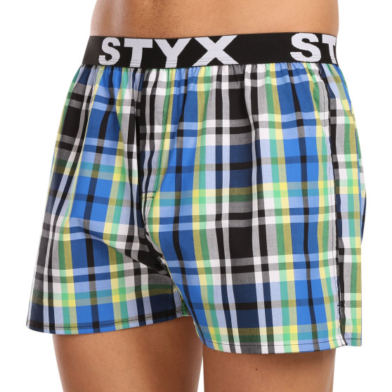 Calzones de hombre Styx elástico deportivo multicolor (B1017)