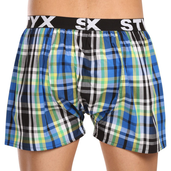 Calzones de hombre Styx elástico deportivo multicolor (B1017)