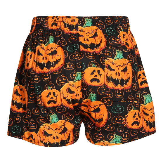 Pantalones cortos para niños Styx art goma clásica Halloween pumpkin (J1755)