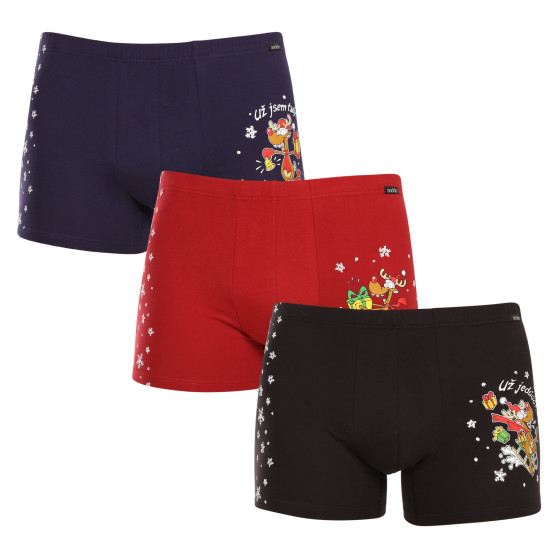 3PACK Boxers para hombre Andrie multicolor (PS 5779)