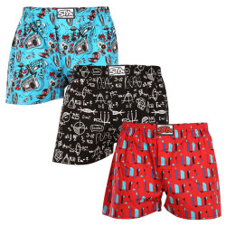 3PACK short hombre Styx art classic goma multicolor (3A15829)