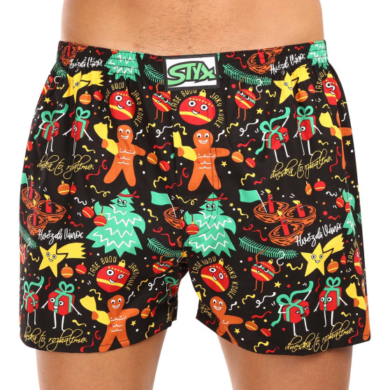 3PACK short hombre Styx art classic goma multicolor (3A17134)