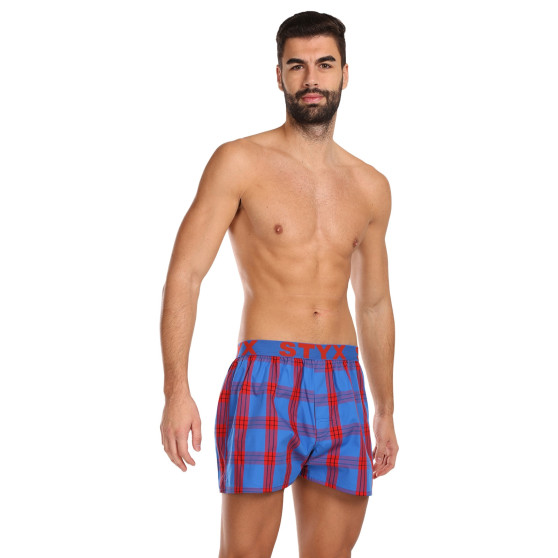 3PACK Calzones de hombre Styx deportivo elástico multicolor (3B11456)