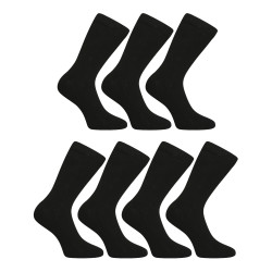 7PACK calcetines Nedeto alto negro (7NDTP1001)