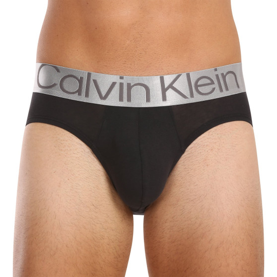 3PACK calzoncillos para hombre Calvin Klein negro (NB3129A-GTB)