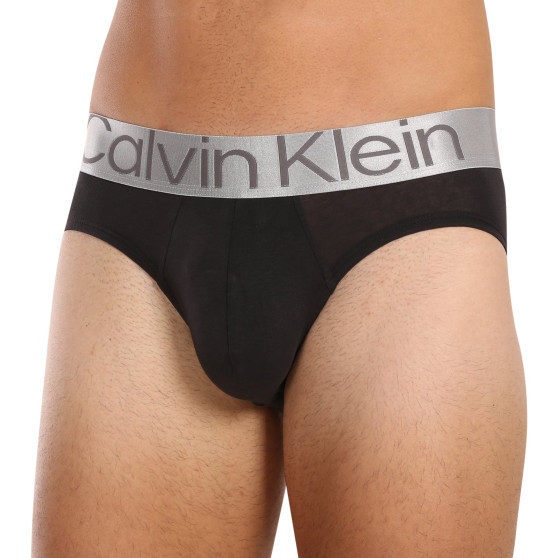 3PACK calzoncillos para hombre Calvin Klein negro (NB3129A-GTB)