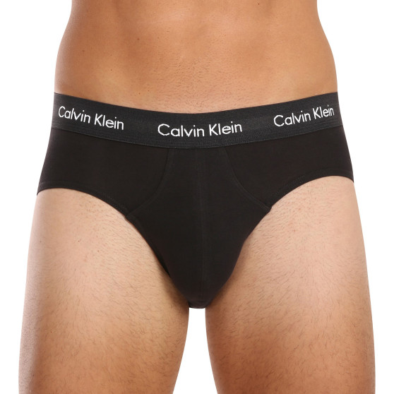 3PACK calzoncillos para hombre Calvin Klein negro (U2661G-H54)