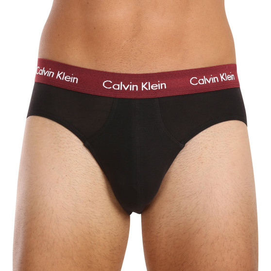 3PACK calzoncillos para hombre Calvin Klein negro (U2661G-H54)