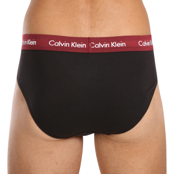 3PACK calzoncillos para hombre Calvin Klein negro (U2661G-H54)