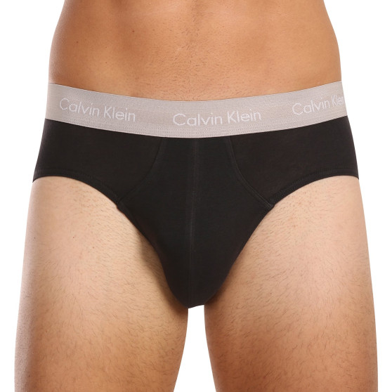 3PACK calzoncillos para hombre Calvin Klein negro (U2661G-H54)