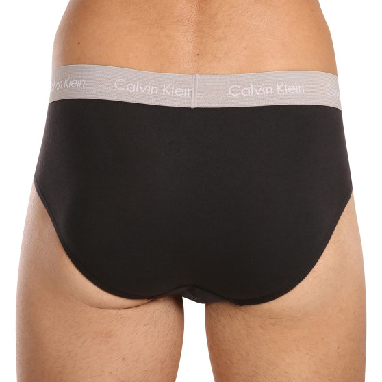 3PACK calzoncillos para hombre Calvin Klein negro (U2661G-H54)