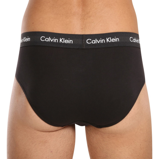 3PACK calzoncillos para hombre Calvin Klein negro (U2661G-H54)