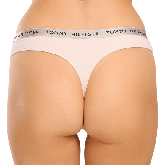 3PACK tanga de mujer Tommy Hilfiger multicolor (UW0UW04889 0R1)