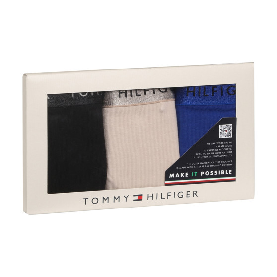 3PACK tanga de mujer Tommy Hilfiger multicolor (UW0UW04889 0R1)