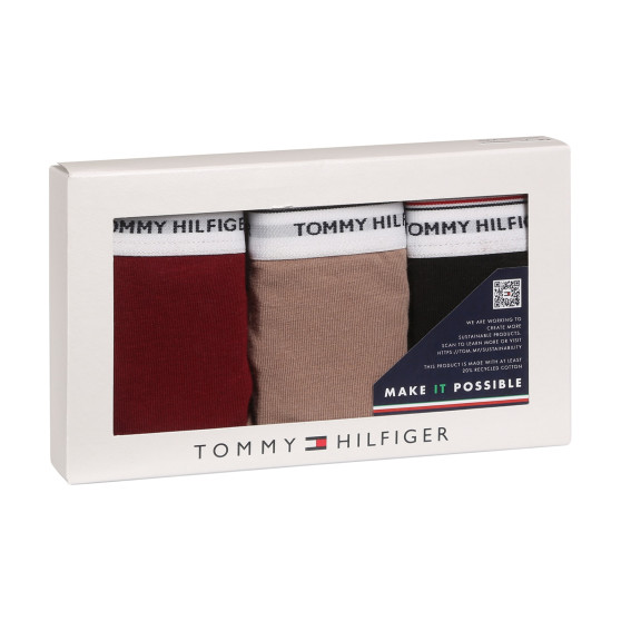 3PACK tanga de mujer Tommy Hilfiger multicolor (UW0UW04894 0R3)