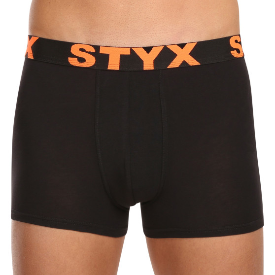 10PACK Boxers para hombre Styx goma deportiva negro (10G9601)