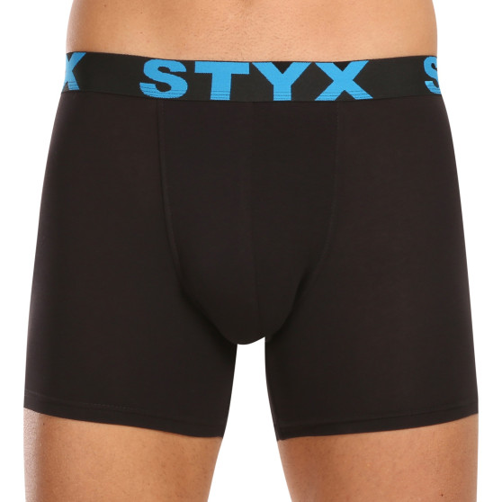 10PACK Boxers para hombre Styx long sport elastic negro (10U9601)