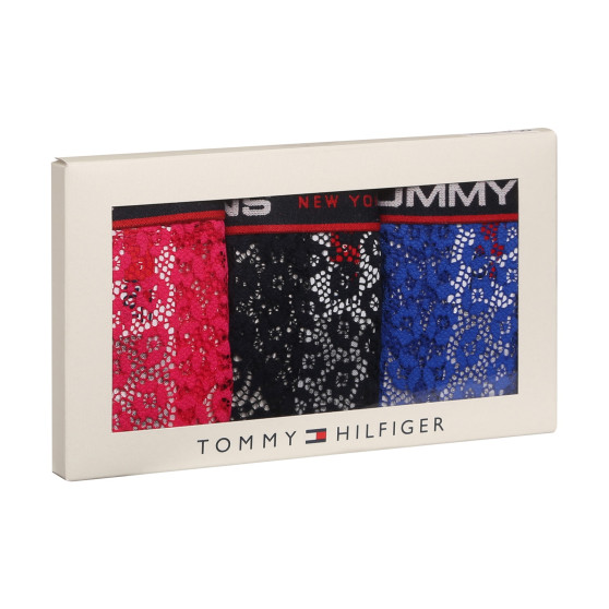 3PACK tanga de mujer Tommy Hilfiger multicolor (UW0UW04714 0SC)