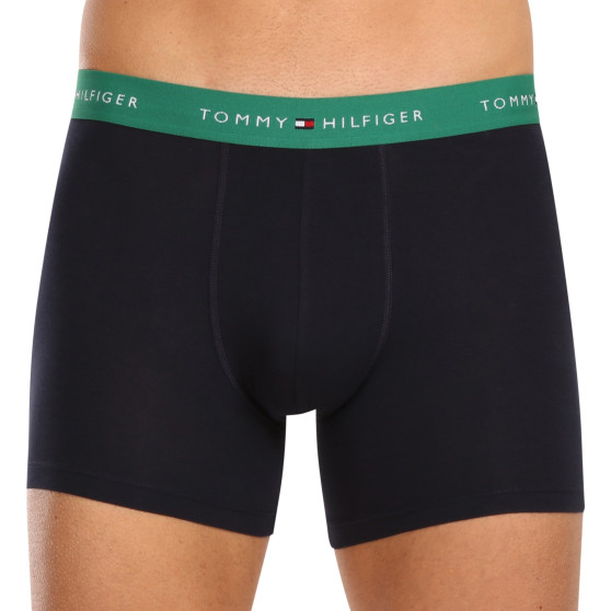 3PACK Boxers para hombre Tommy Hilfiger azul oscuro (UM0UM02765 0RW)